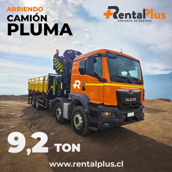 Camión Pluma - 9,2 TON*
