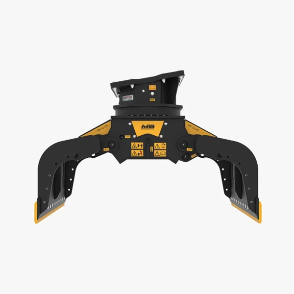 Pinza de clasificación para excavadora